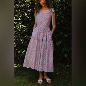 Ivy City NWT Lilianna Floral Tiered Dress, feminine, cotton, cottagecore, preppy